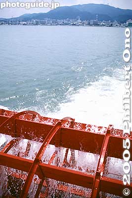 Michigan paddlewheel.
Keywords: shiga otsu lake biwa cruise michigan paddlewheel boat
