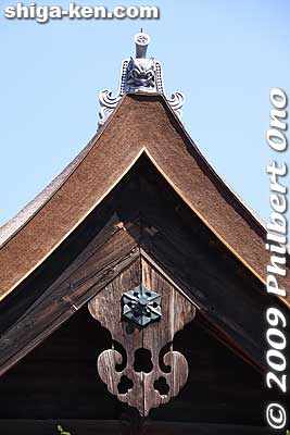 Kondo Hall roof
Keywords: shiga otsu miidera onjoji temple tendai buddhist sect national treasure