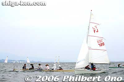 Yachting and rowing on Lake Biwa.
Keywords: shiga otsu kosei