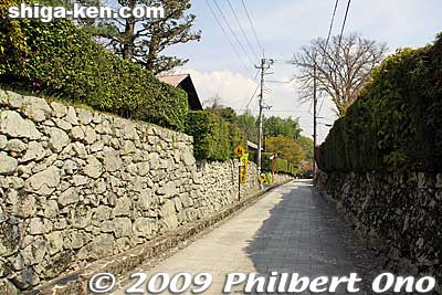 Typical stone walls in Sakamoto
Keywords: shiga otsu sakamoto temple 