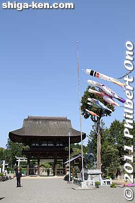 On May 5, Children's Day, koinobori carp streamers were raised.
Keywords: shiga ryuo-cho ryuou namura shrine jinja