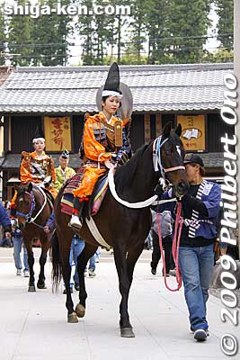 Woman warriors arrive back too.
Keywords: shiga taga-cho taga matsuri festival taisha horses 