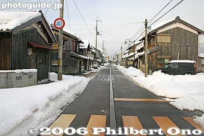 Lakeshore road in winter
Keywords: shiga prefecture takashima city imazu imazu-cho