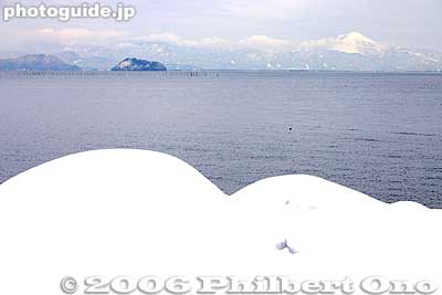 Imazu in winter
Keywords: shiga prefecture takashima city imazu imazucho lake biwa
