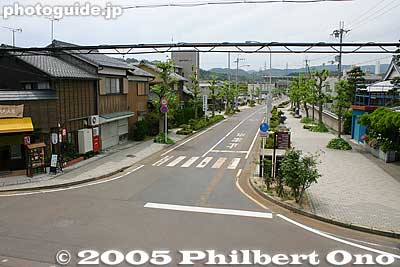 Road from Imazu Port to Omi-Imazu Station.
Keywords: shiga prefecture takashima city imazu imazucho lake biwa