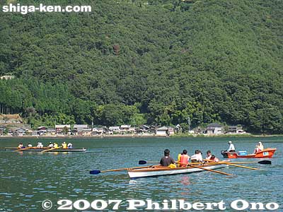 Departing Sugaura
Keywords: shiga takashima imazu junior high school rowing club lake biwa