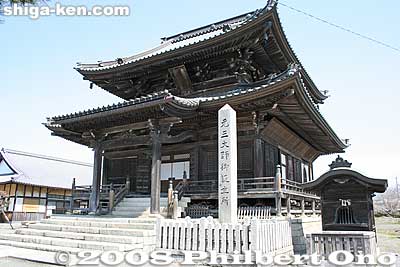 Gansan Daishi temple, the current Hondo main hall was reconstructed in 1780.
Keywords: shiga nagahama torahime-cho buddhist temple