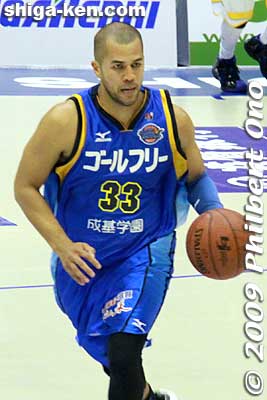 Bobby Nash #33
Keywords: shiga yasu lakestars pro basketball game bj-league Takamatsu Five Arrows 