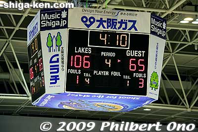 I was astonished to find that the Lakestars were leading by 41 points.
Keywords: shiga yasu lakestars pro basketball game bj-league Takamatsu Five Arrows 