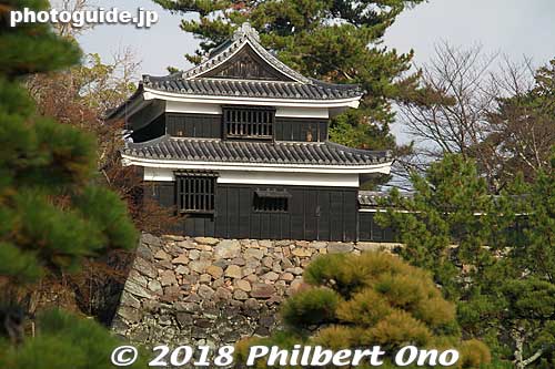 Matsue Castle's South Turret.
Keywords: shimane matsue castle national treasure