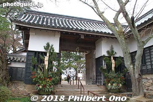 Ichinomon Gate to enter the Honmaru of Matsue Castle.
Keywords: shimane Matsue Castle