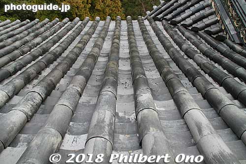 Matsue Castle roof tiles.
Keywords: shimane Matsue Castle National Treasure