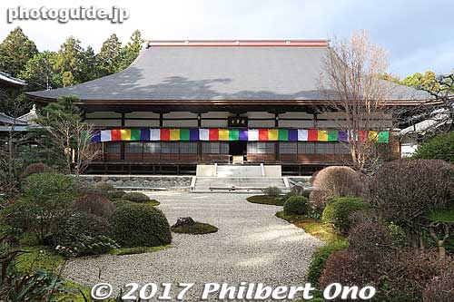 Ryotanji temple's main worship hall
Keywords: shizuoka hamamatsu iinoya ryotanji temple
