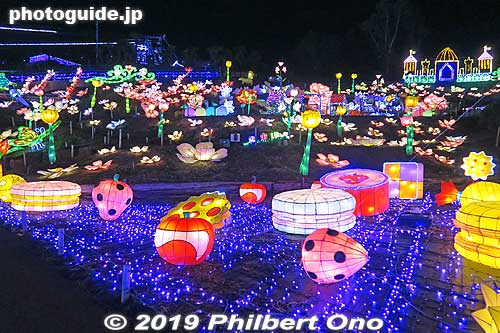 Keywords: shizuoka ito Izu Granpal Amusement Park Illumination lights