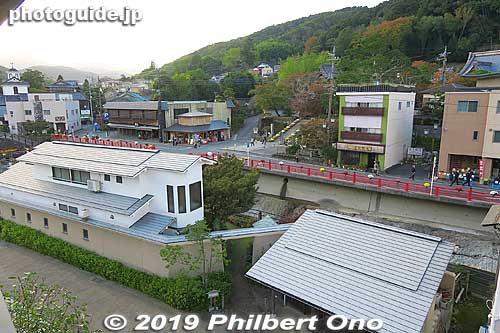 View of Shuzenji from Hakoyu Spa lookout tower.
Keywords: shizuoka izu shuzenji onsen hot spring