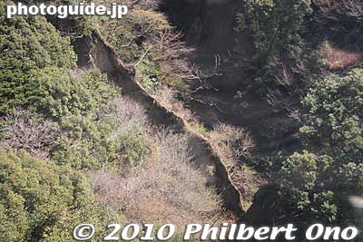 The Nihondaira Ropeway goes over Byobu-dani Valley, noted for rock formations resembling folding screens (byobu).
Keywords: shizuoka nihondaira 