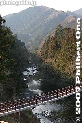 Bridge over the gorge
Keywords: tokyo akiruno akikawa keikoku gorge river