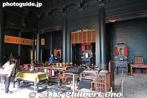 Inside Yushima Seido main hall
Keywords: tokyo bunkyo ochanomizu yushima seido