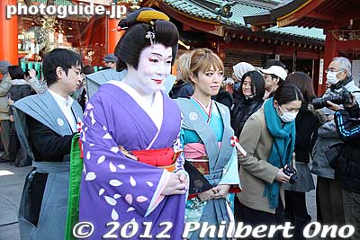 Keywords: tokyo chiyoda-ku kanda myojin shrine setsubun festival matsuri