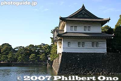 Tatsumi Turret 翼櫓（桜田二重櫓）
Keywords: tokyo chiyoda-ku imperial palace kokyo edo castle moat turret