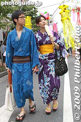Quite a few people wore yukata.
Keywords: tokyo fussa tanabata matsuri festival star 