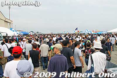 The festival's main area was lined with food booths and PEOPLE!! This is a lot more people than I had ever seen at this festival, and this was my third time. About 100,000 people came this day. Looked more like 500,000.
Keywords: tokyo fussa yokota united states usa air base force military japanese-american japan america friendship festival 
