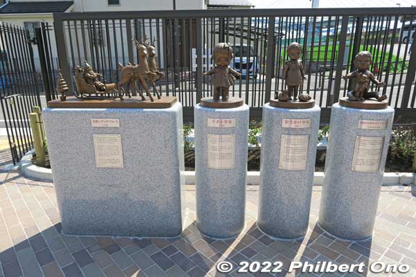 The new Monchicchi Zone is adorned with Sekiguchi doll statues.
Keywords: tokyo katsushika shin-koiwa Monchicchi