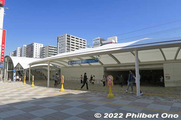 JR Shin-Koiwa north entrance. On the left is the escalator to Skydeck Tatsumi.
Keywords: tokyo katsushika shin-koiwa