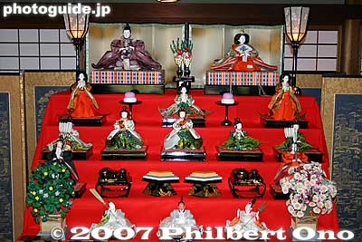 Hinamatsuri dolls 大客殿
Keywords: tokyo katsushika-ku ward shibamata taishakuten temple hina dolls hinamatsuri