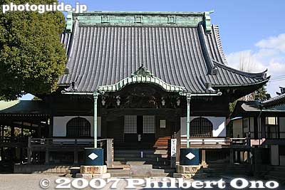 Hondo main hall 本堂
Keywords: tokyo katsushika-ku ward shibamata taishakuten temple