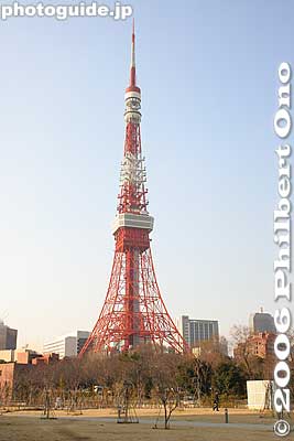 Tokyo Tower in the daytime.
Keywords: tokyo minato-ku tower