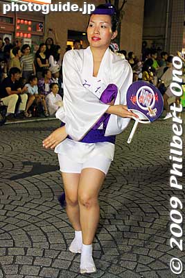 Keywords: tokyo mitaka awa odori dancers matsuri festival women