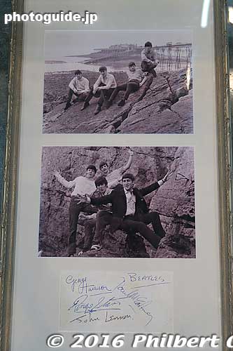 Autographed Beatles photo
Keywords: tokyo nakano-ku beatles photo exhibition