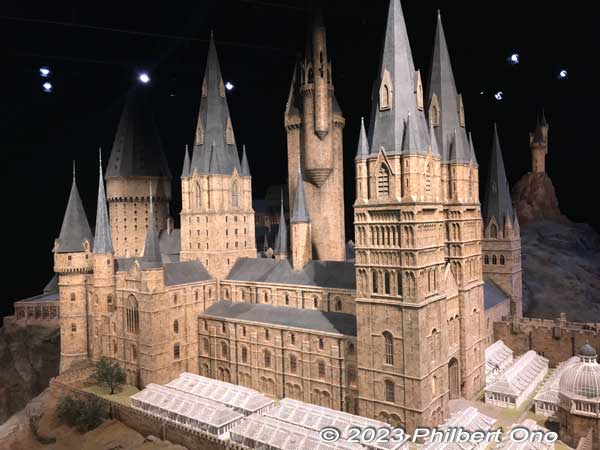Hogwarts Castle model in daylight illumination.

