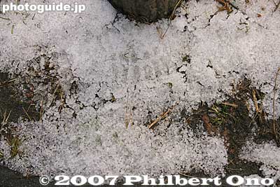 Hailstones in Feb.
Keywords: tokyo ome mitakesan mt. mitake mountain hike hiking