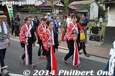 After the joint jam session, the floats proceeded back to town.
Keywords: tokyo ome taisai matsuri festival float
