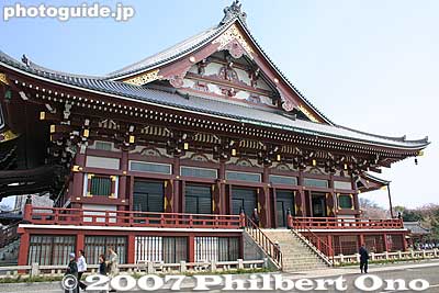 Side view of Soshido Hall. 大堂
Keywords: tokyo ota-ku ikegami honmonji temple buddhist nichiren hondo