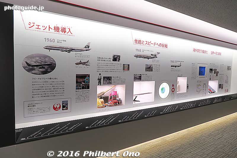 History of JAL planes.
Keywords: tokyo ota-ku haneda airport JAL maintenance facility planes boeing jets hangar tour museum japan airlines