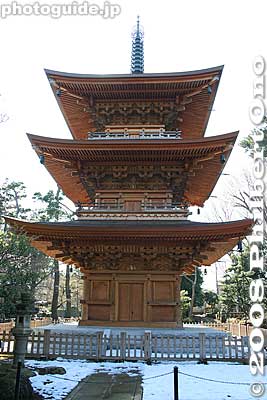 Keywords: tokyo setagaya-ku ward gotokuji buddhist zen soto-shu temple pagoda