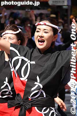Shibuya Kagoshima Ohara Festival 
Keywords: tokyo shibuya kagoshima ohara matsuri dancers festival matsuribijin