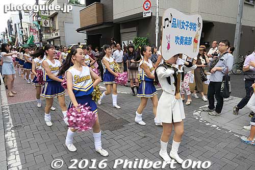 Local cheerleaders.
Keywords: tokyo shinagawa shukuba matsuri festival costume edo period tokaido