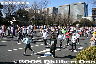 Road near Imperial Palace.
Keywords: tokyo marathon runners race imperial palace