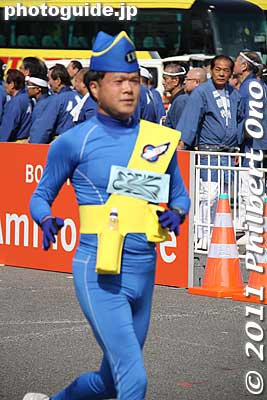 Captain of Thunderbird 1 (or maybe 2).
Keywords: tokyo koto-ku marathon runners big sight finish line 