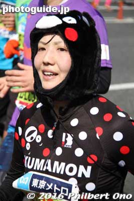 Kumamon was popular too.
Keywords: tokyo marathon 2016 cosplayer runners costumes