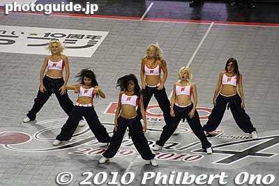 Golden State Warrior Girls from California.
Keywords: tokyo koto-ku ward ariake Coliseum bj league pro basketball osaka evessa higashi-mikawa hamamatsu phoenix cheerleaders
