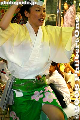Keywords: tokyo suginami-ku koenji awa odori dance festival matsuribijin woman women kimono