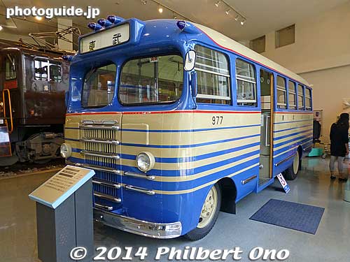 Another highlight is this beautiful, classic Tobu bus from 1951. Cab-over type bus displayed at Tobu Museum in Sumida Ward, Tokyo.
Keywords: tokyo sumida-ku tobu museum train railway railroad japandesign