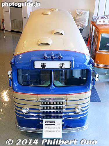 This bus was made by Nissan in 1951.
Keywords: tokyo sumida-ku tobu museum train railway railroad japandesign