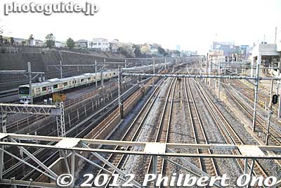 JR Nippori Station.
Keywords: tokyo taito-ku nippori station train tracks