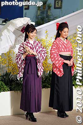 On Feb. 20, Sat., I decided to see a kimono show put on by Mimatsu, a kimono maker.
Keywords: tokyo bunkyo-ku dome Japan Grand Prix International Orchids Festival show flowers kimono women 